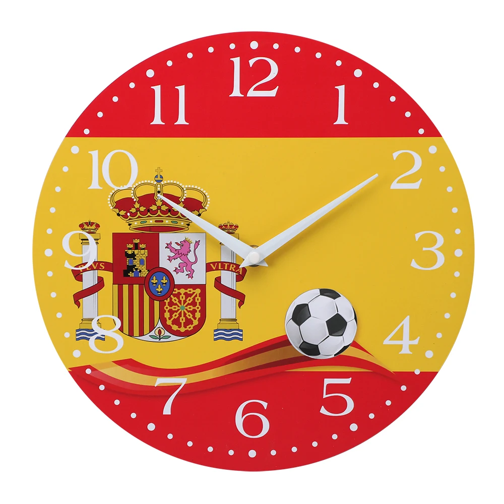 OEM European Custom cheap Modern MDF home decoration Wooden wall clock  for Living Room