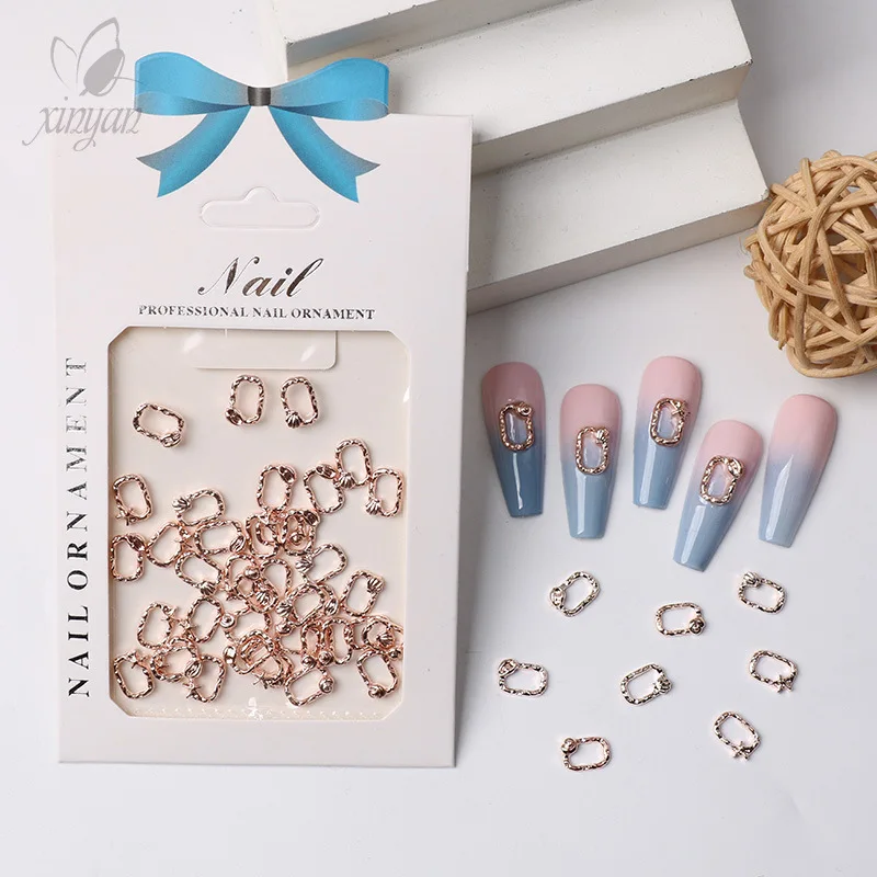 Photo Frame Metal Shell Alloy Nail Jewelry