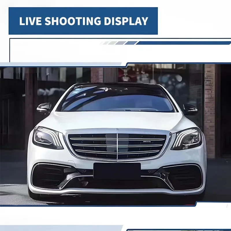 S63 AMG оптовая продажа модифицированный Комплект кузова для Mercedes benz S class W222 2014-2020 преобразование в facelift
