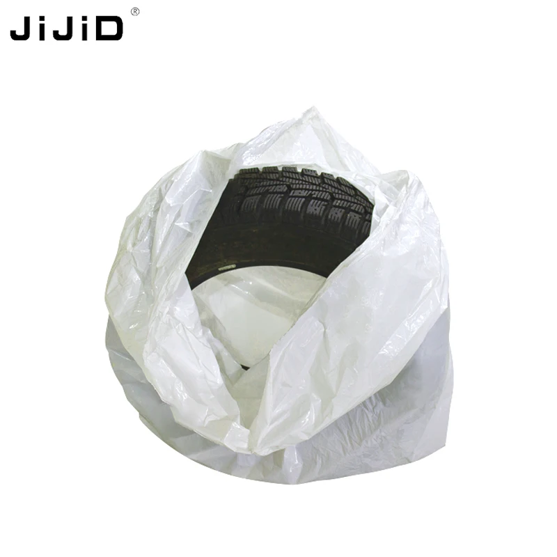 JiJiD Spare Car Tire Custom Size Disposable Clear Pe Printing Tire Storage Plastic Bag Plastic Tire Bags