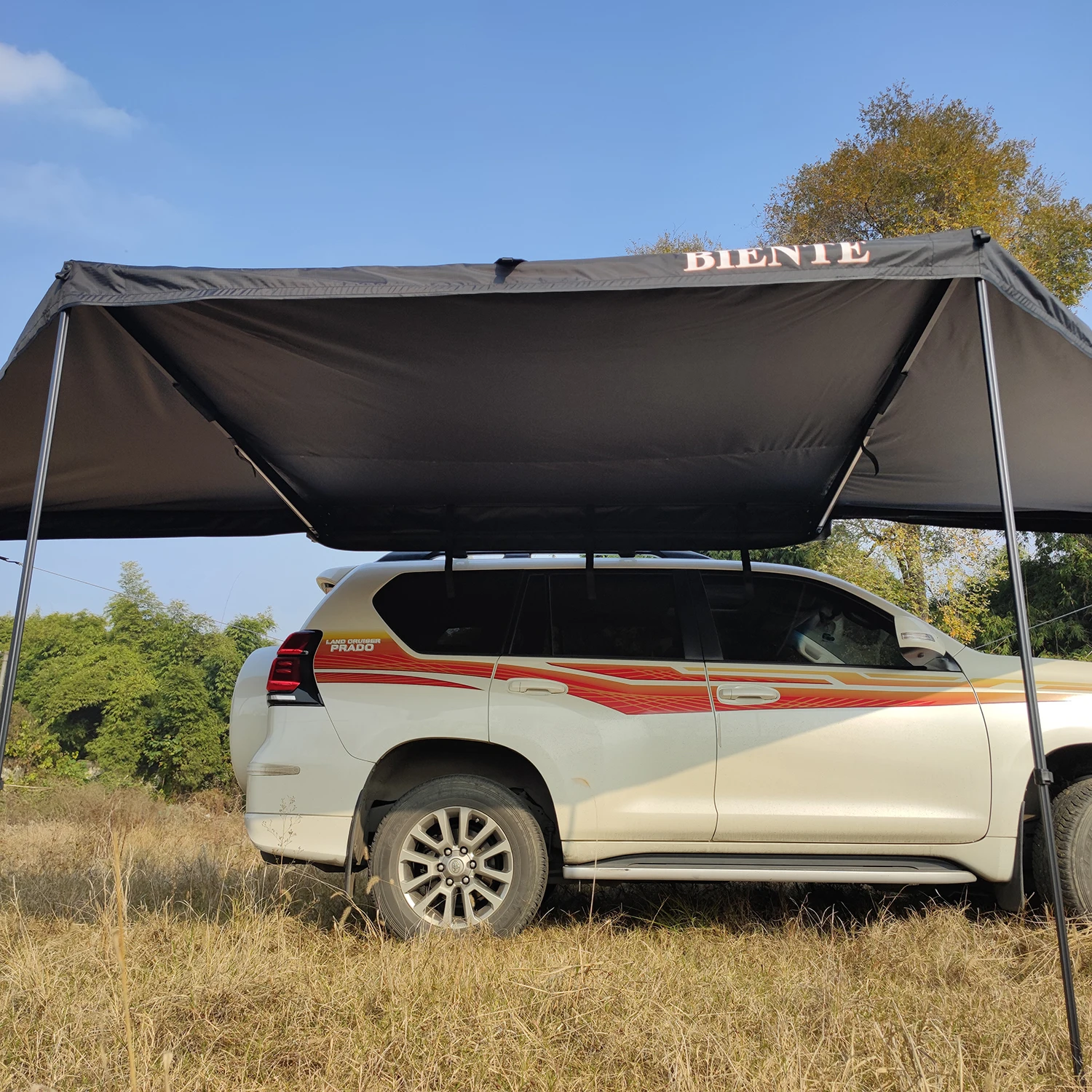 Оптовая продажа 180 тент свободно стоящий автомобильный боковой водонепроницаемый UV50 + ветростойкий градусов для внедорожника фургона