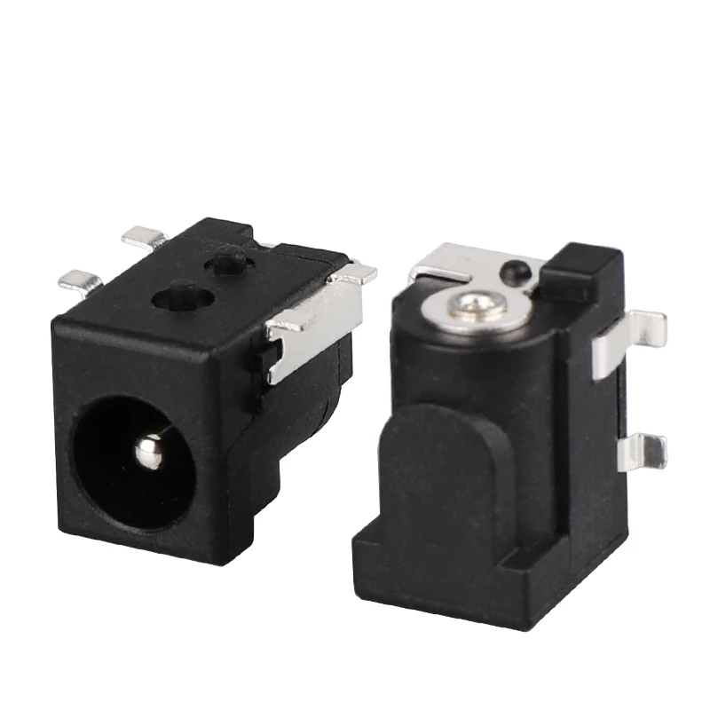 High temperature resistant DC050 female DC power socket SMT 4 pin DC power jack connector