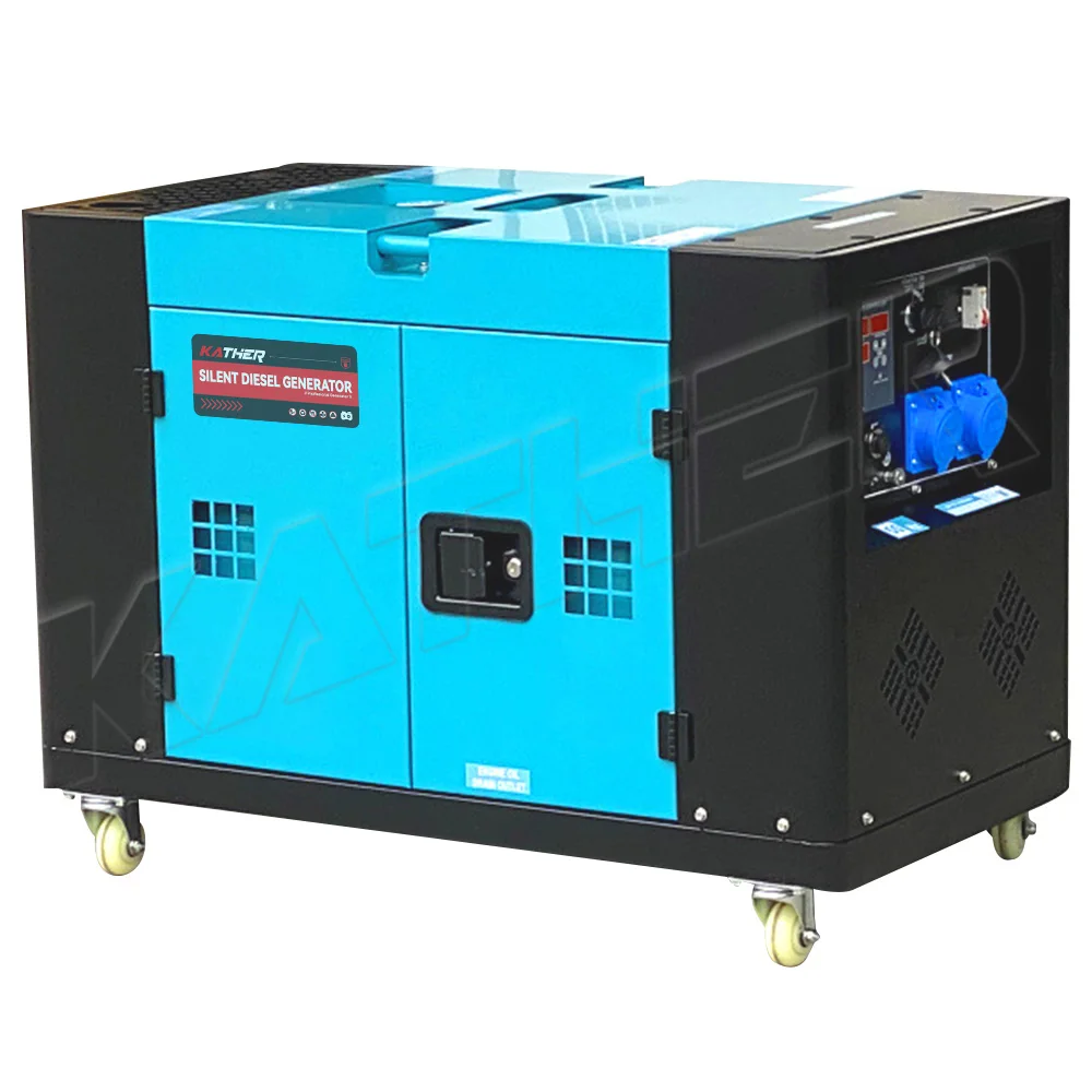 8kva 10kva 12kva 15kva 20kw Electric Power Plant Diesel Generator Generator 10kva Silent Factory Low Noise Diesel Generator 15kw