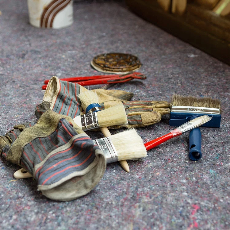 220gr 1x50m Saugvlies Malervlies Painter Cover Fleece 180gsm 1x50m Painter Felt Anti Skid Film Painter Cover Fleece