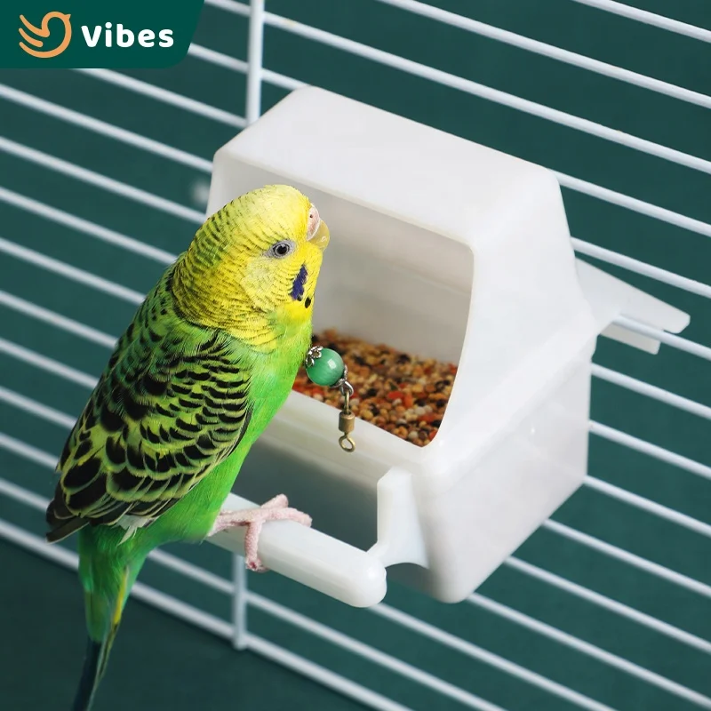 Wholesale Cheap Price Anti Spill Parrot Bird Food Box No Mess Bird Feeder Station Comederos Para Pajaros
