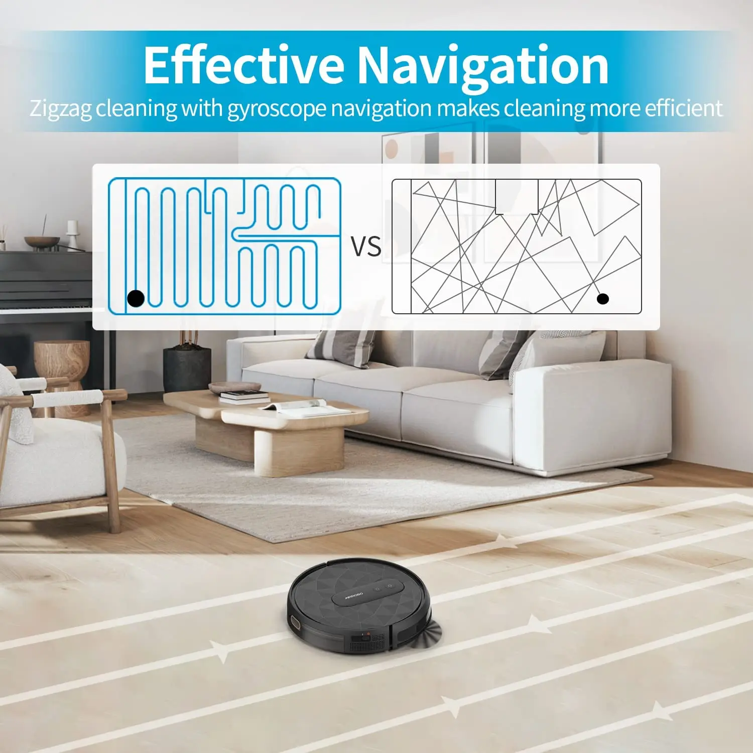 AIRROBO USA Shipping 2800pa Suction Robot Aspirador Auto Rechargeable Multifunctional Aspiradora Sweeping Robot Vacuum Cleaner
