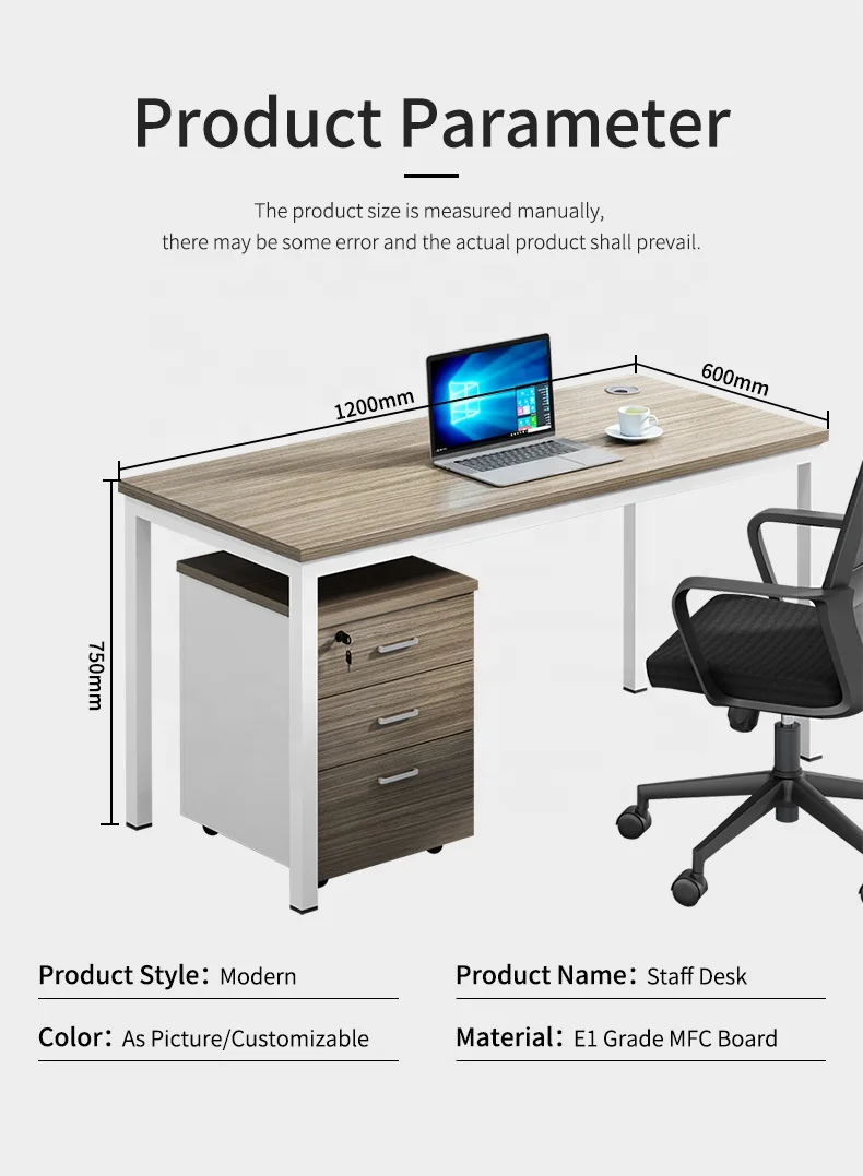 Zitai  Modern table furniture open orange modular 2 seat 4 people cubicles partitions office workstation