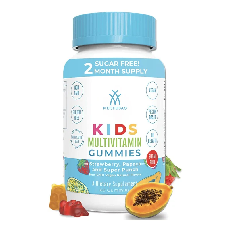 Organic Natural Source Kids Multivitamin Gummy Immune Support Gummies With Vitamin Supplements
