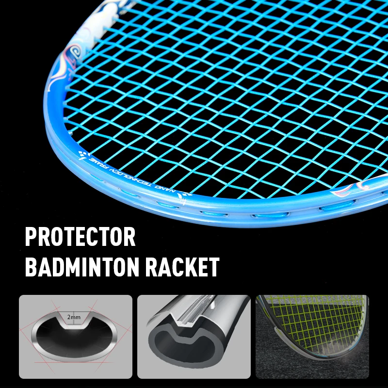 New arrival protector design technology racket factory price aluminum alloy badminton racket