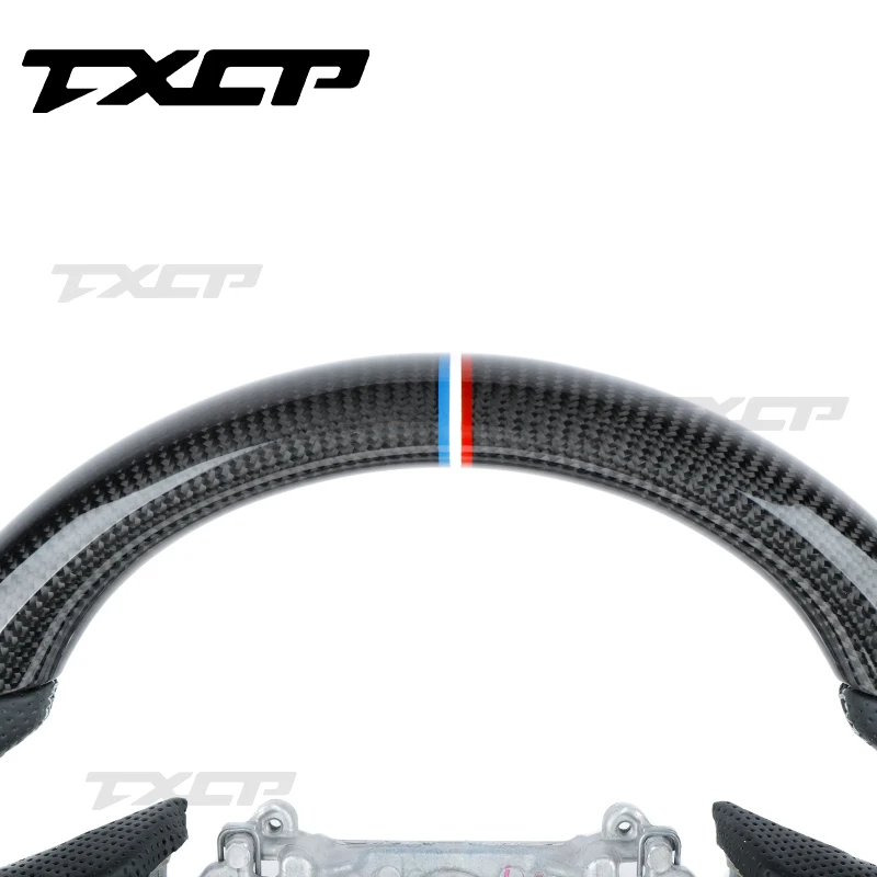 Fit For Subaru Legacy Outback Impreza Forester BRZ STI XV REX WRX Hybrid SVX Custom LED Carbon Fiber Steering Wheel