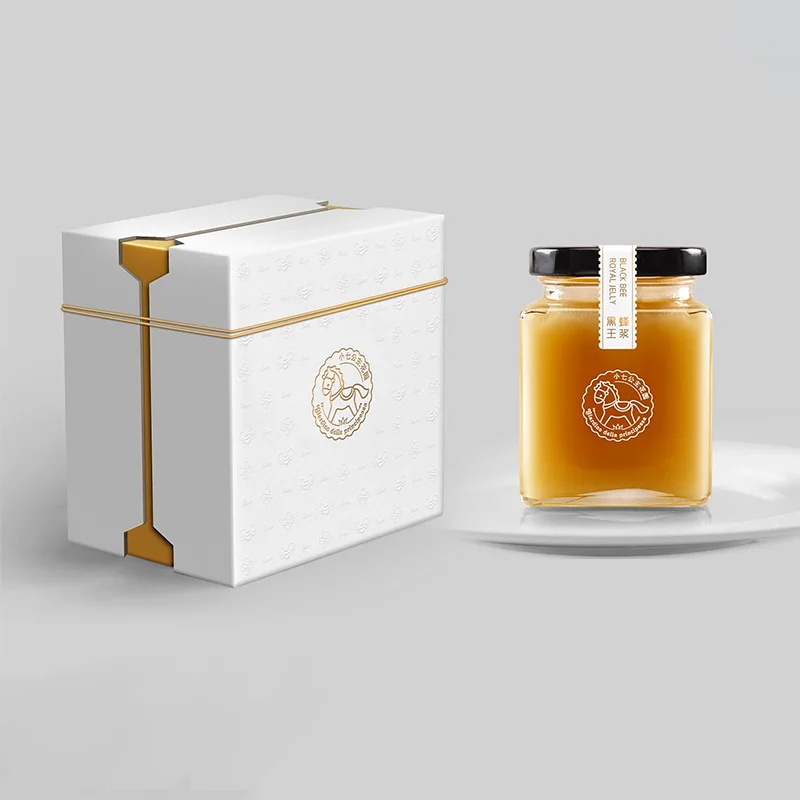 Newest Style Suitcase Style Royal Honey Jar Box Comb Honey Bottle Packaging Box