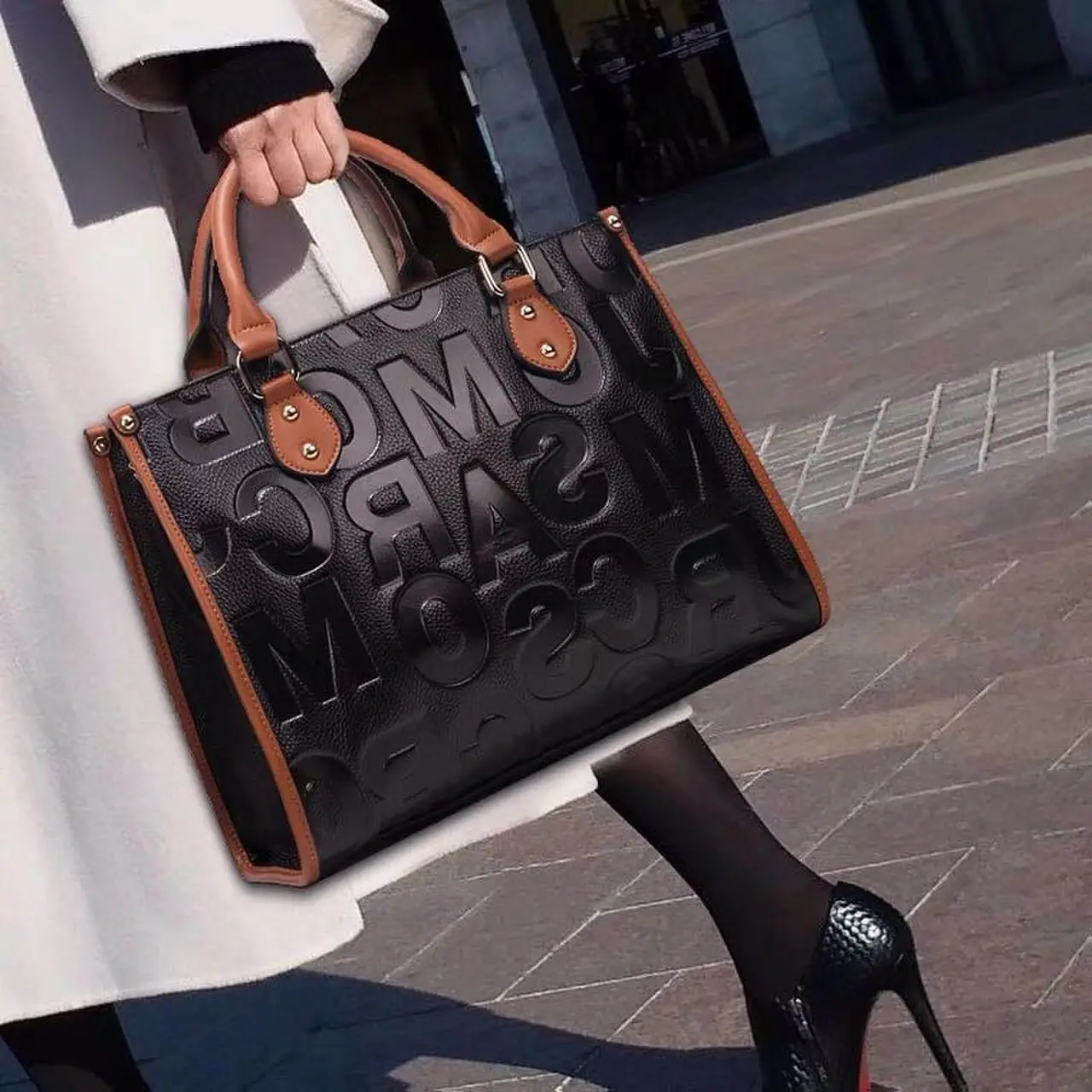 2022 handbags wholesale embossed leather bags custom design women luxury famous brands tote hand bag