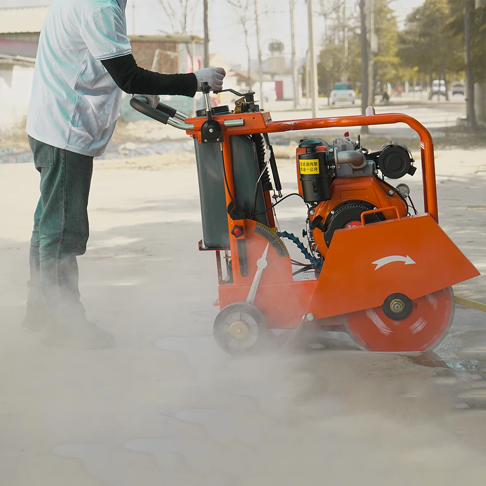 Factory Outlet floor road saw Handheld Asphalt road cutting machine