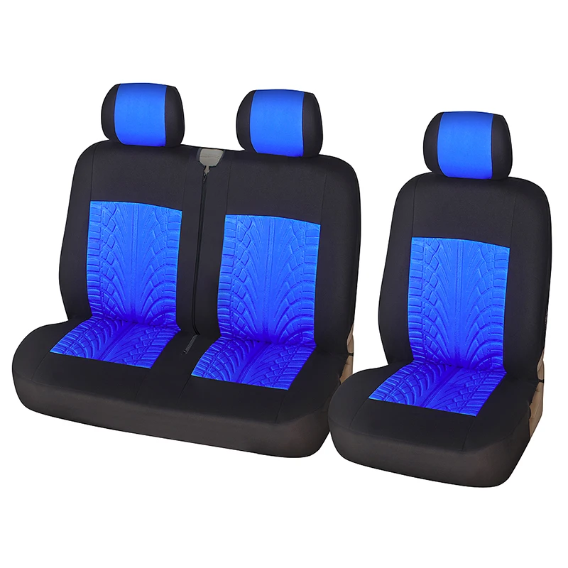 
1+2 Seat Interior Accessories Breathable Polyester Universal Car Seat Cover For Truck 