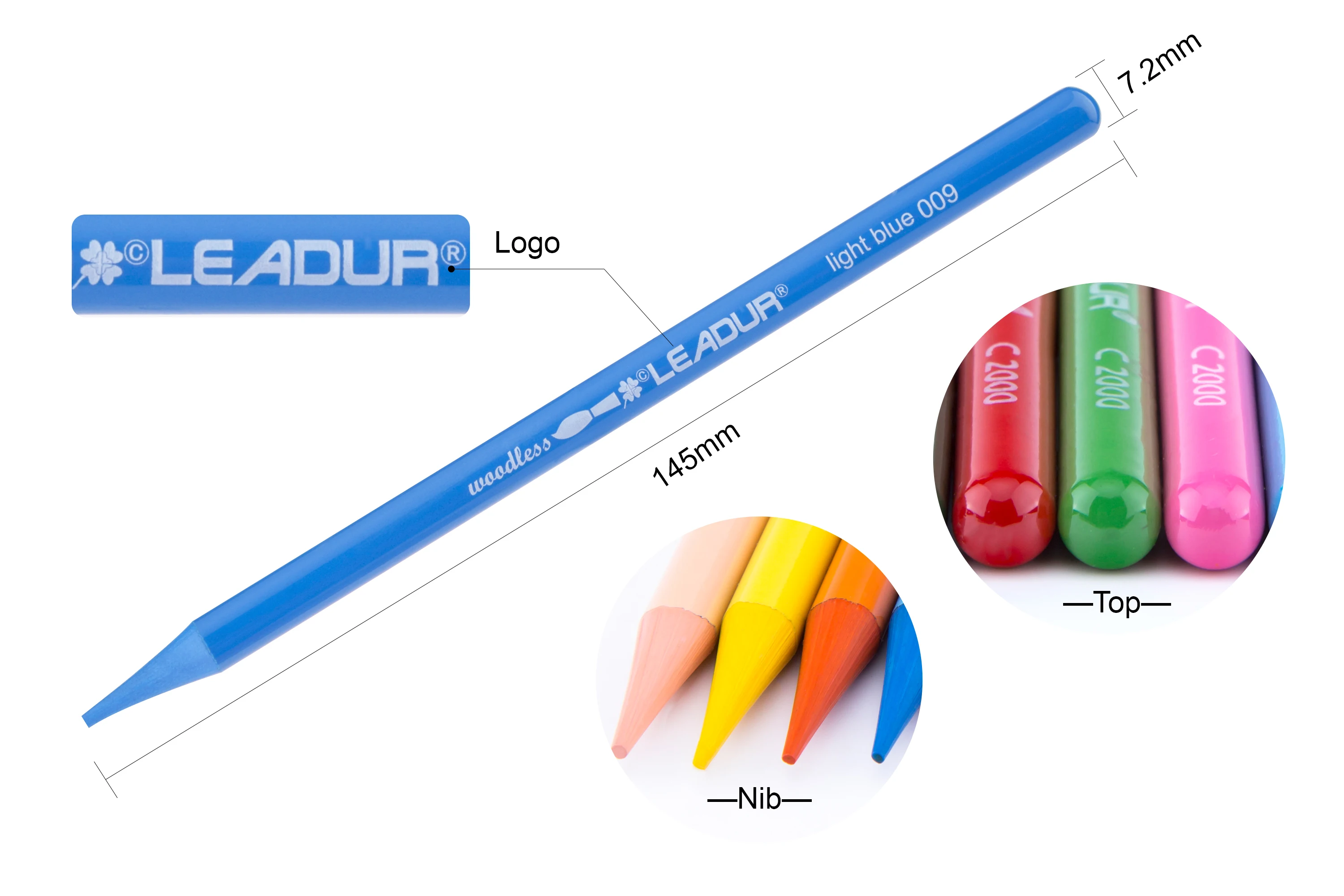 Magical drawing blending 12/24/36colors Watercolor Pencils Set water soluble color pencil woodless colored pencil