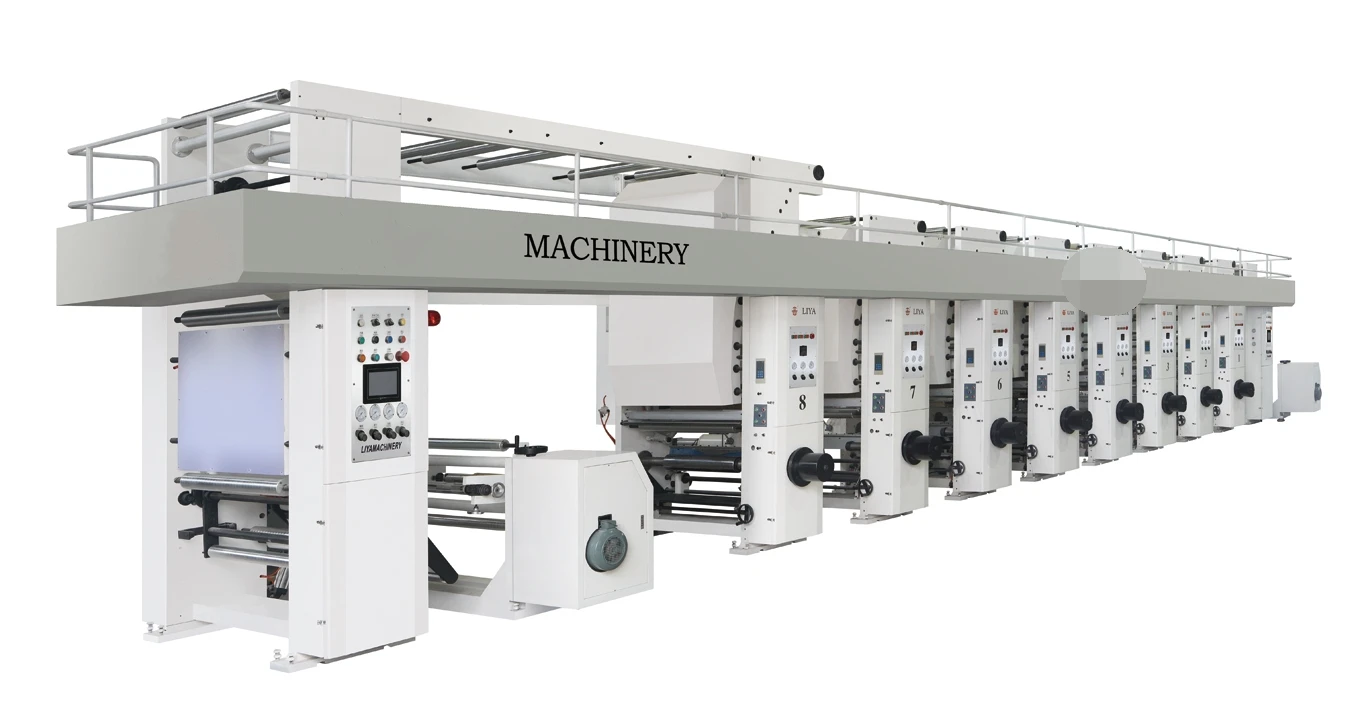 8-цветная высокоскоростная гравировальная печатная машина