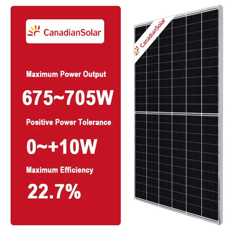 Canadian paneles solares n type solar panels bifacial solar price 405w 445w 450w 550 watts 600w 650w 670w 700w n type system
