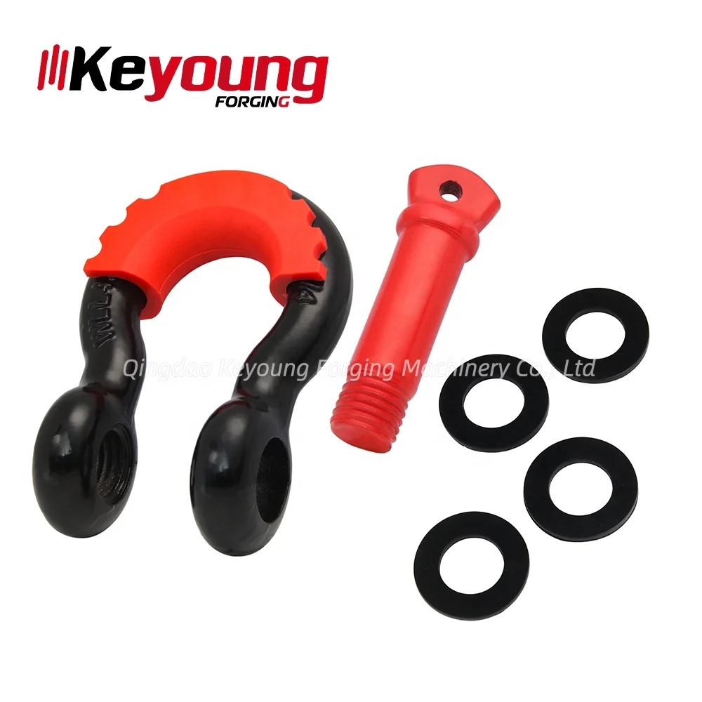 New Design Wholesale Price 3/4 Trailer Parts Drop Forged Steel D Ring Shackle