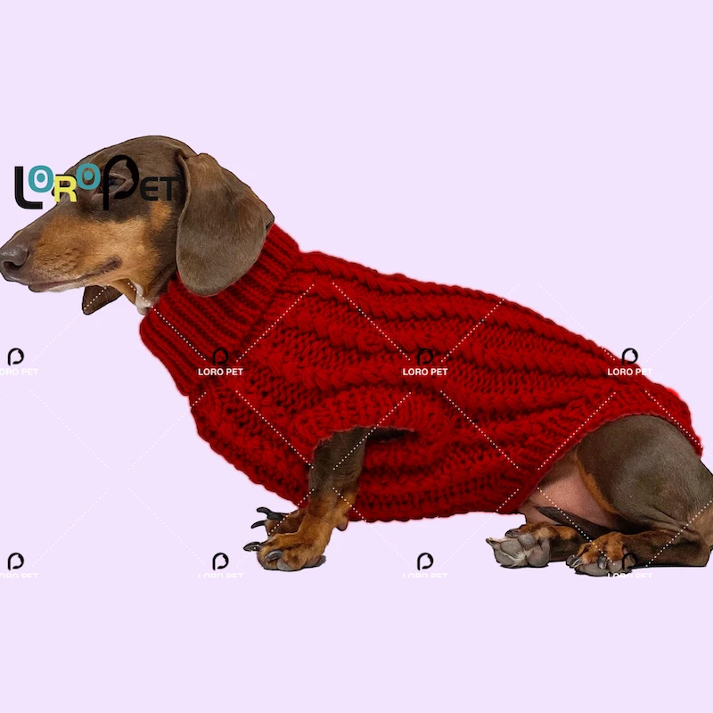 Factory Customized Winter High Quality Pet Clothing Apparel Luxury Dog Clothes Dog Sweater