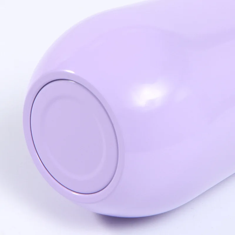 
10oz Stainless Steel Baby Sippy Cup with Nozzle Egg Shape Tumbler with Double Handle 