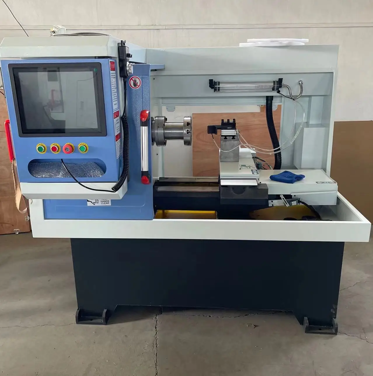 Great quality Automatic Alloy Rim Repair CNA Lathe Machine Fully Automatic Wheel rim repair machine