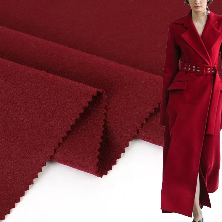 New fashion soft heavyweight outerwear solid two faces winter jacket flannel fabric polyester fiber price