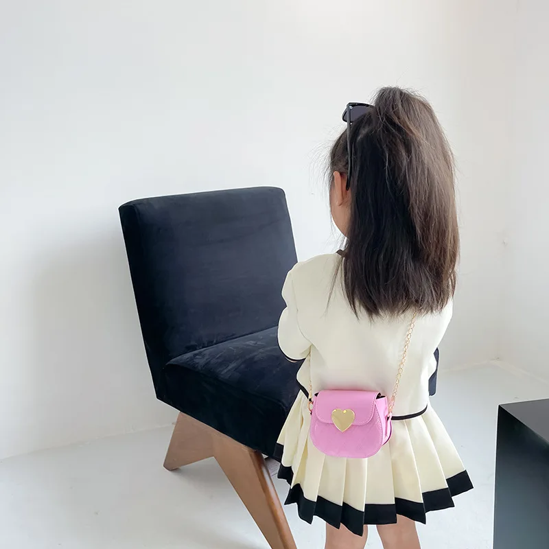 Little Girls Cute Small Crossbody Bag Satchel Good Quality Children PU leather Kids Girl Messenger Mini Purse Bag