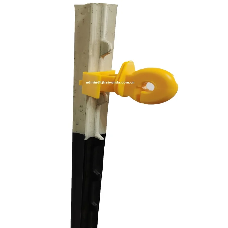 
Manfactured American Style Green painted Studded Steel Fence T Posts 