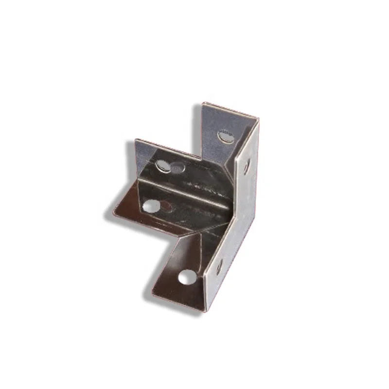 China Suppliers Custom Electronics Laser Cutting 3 Way Corner Bracket for Furniture Support