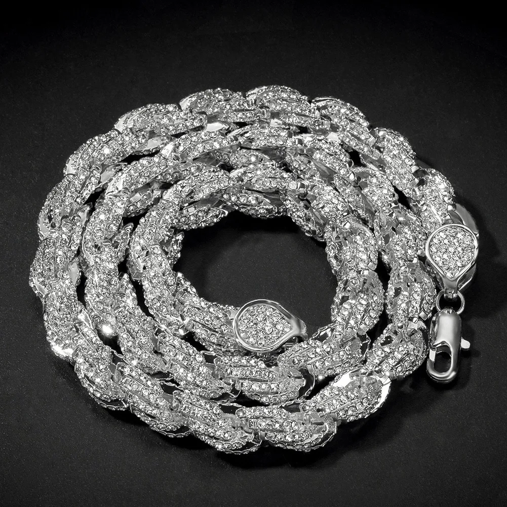 Ice Chains Hip Hop 18K Gold, Ice Chain Diamond For Men
