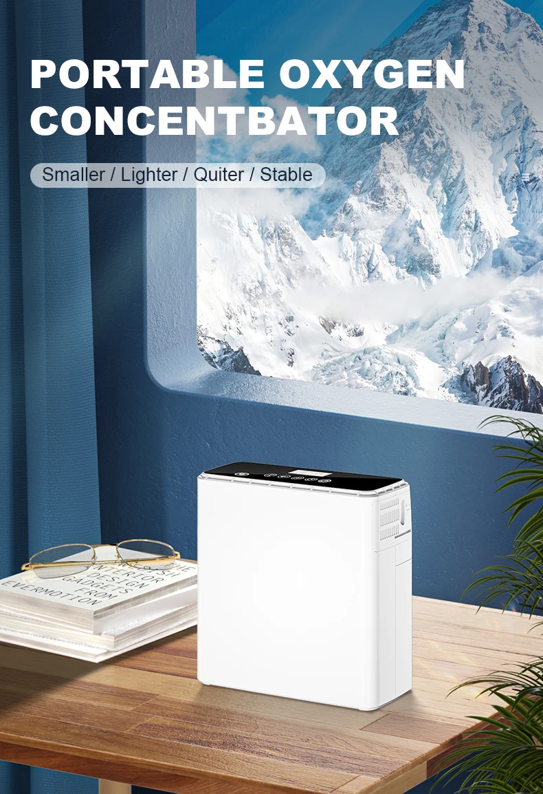 Medical portable oxygen generator  homeuse For Travel oxygen hyperbar chamber  Mini oxygene concentrator