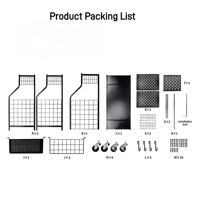 Golf Bag Organizer Garage Storage Stand with Lockable Wheels Fits  Golfing Equipment Accessories