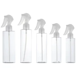 100ml-500ml PET Clear Empty Water Mist Trigger Spray Bottle, Trigger Sprayer Plastic Bottles for Cleaning Gardening Packaging