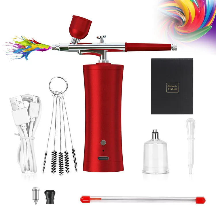 Airbrush gun electric acrylic paint spray gun for makeup Nail Spray Gun Pen Airbrush Kit