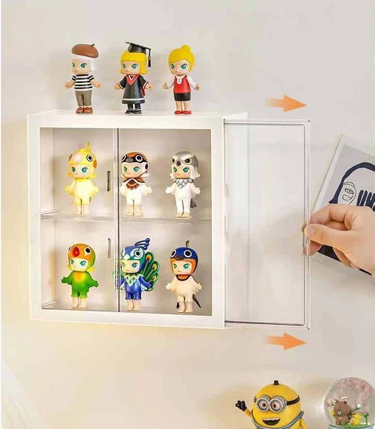 transparent  plastic toy display storage box