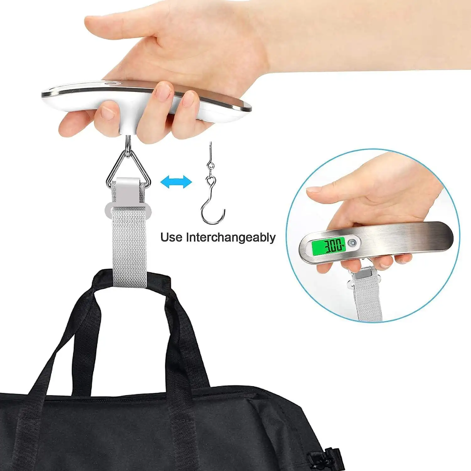 Luggage Scale Supplier Digital Hanging Luggage Scale Portable Handheld Electric Luggage Scales