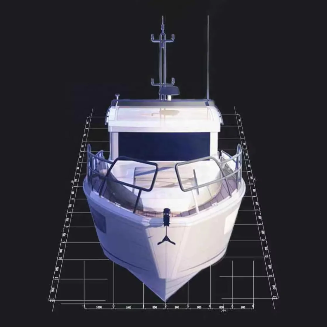 Новый алюминиевый корпус 31ft 6 человек центральная консоль алюминиевая рыбацкая лодка яхта для продажи