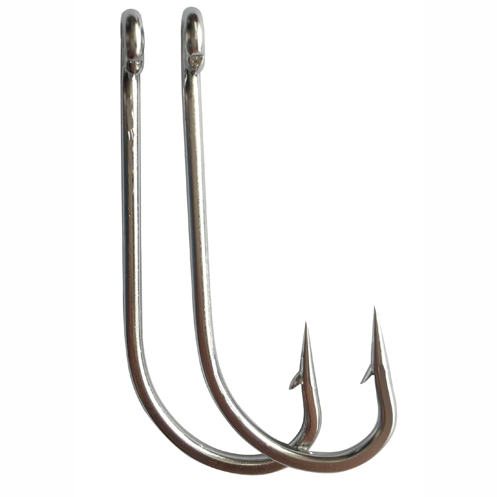 Long Shank Sharp Barbed Stainless Steel Octopus Fishing Hook Jigging Hooks Big Game Fishing Hook