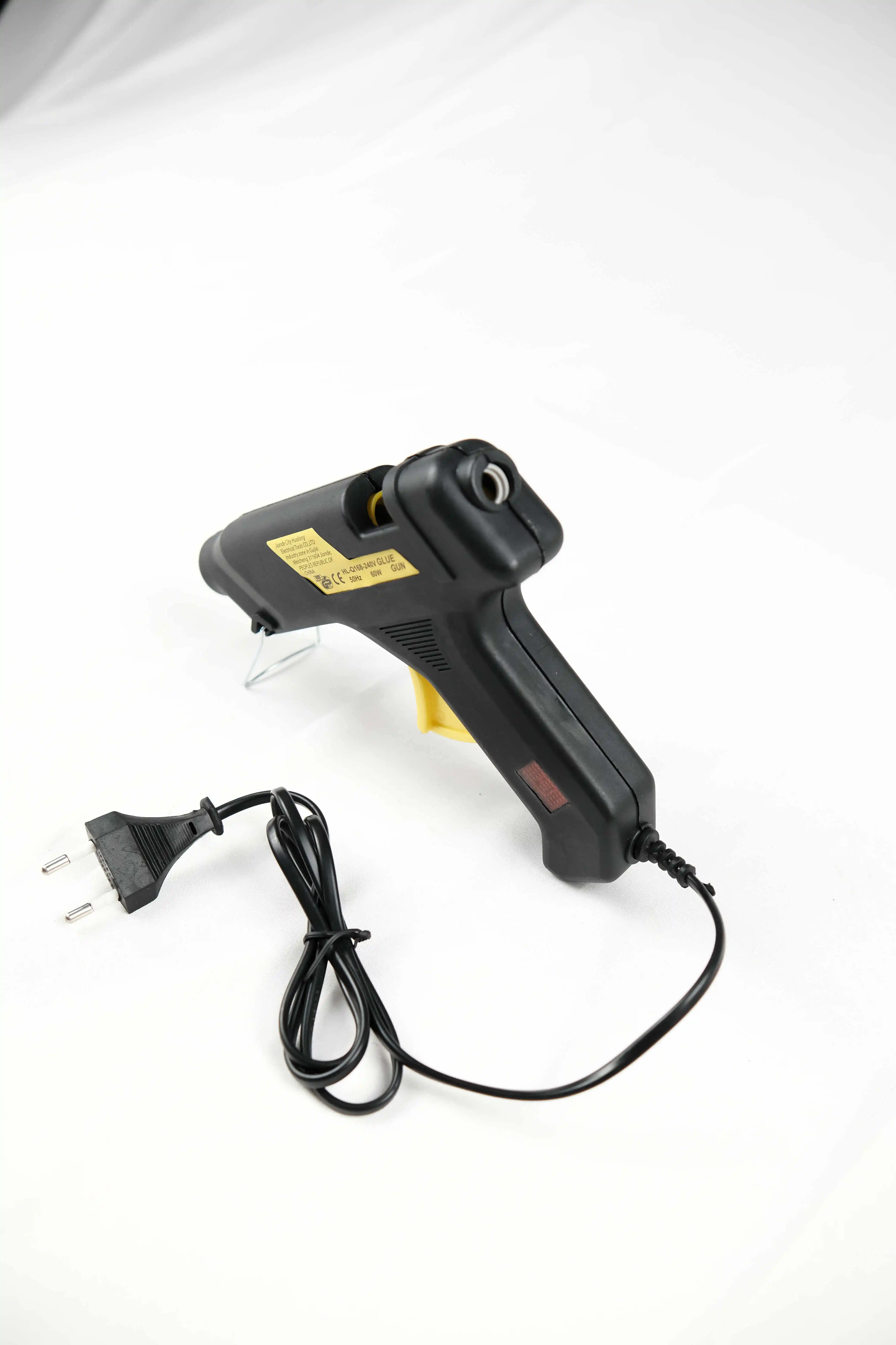 60W Electric Hot Melt Glue Gun with Glue Sticks Single Temperature Plastic Cordless for Packaging DIY Arts & Crafts Repairing