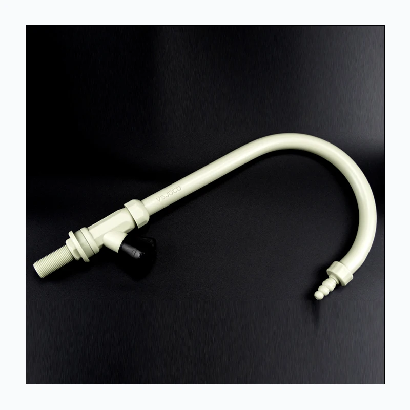 Big factories in China PP goose neck lab faucet pp tap High Quality Custom Wholesale Plastic Goose Neck