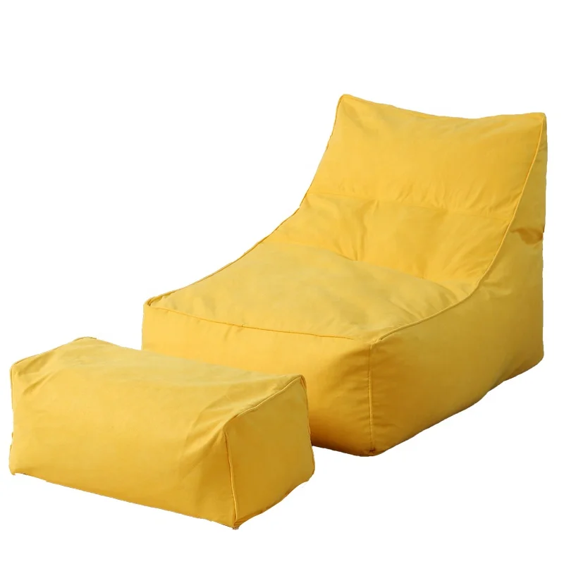 
2020 Living Room Furniture Bean Bag Recliner Sofa Sack Lounge chair With Ottoman 