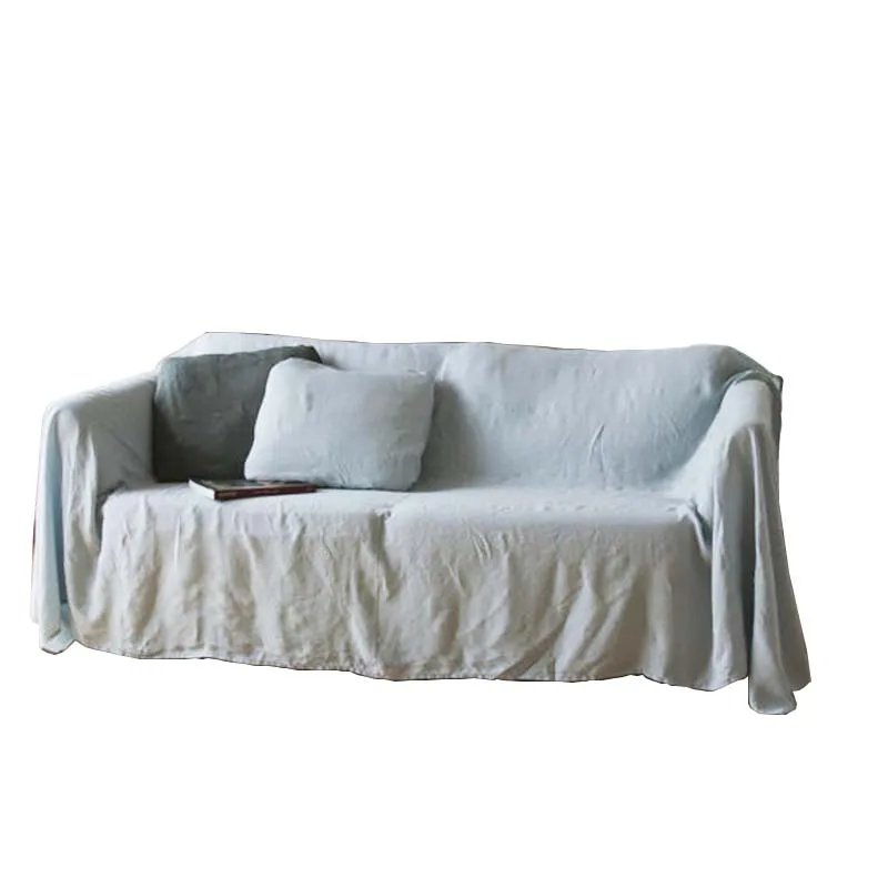 Nordic 3 seater 100 linen sofa cover Towel couch Cover set for 1234 Seatcustom size