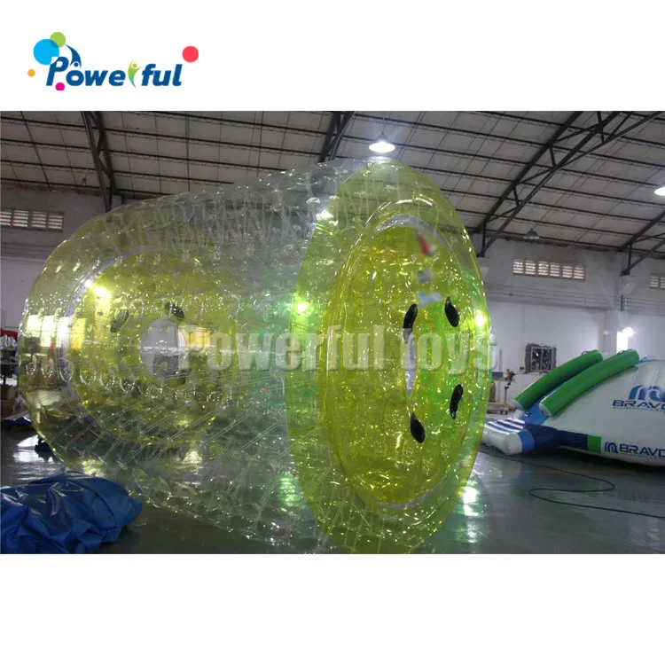 Winter snow body rolling bubble zorb ball grass zorbing human hamster ball