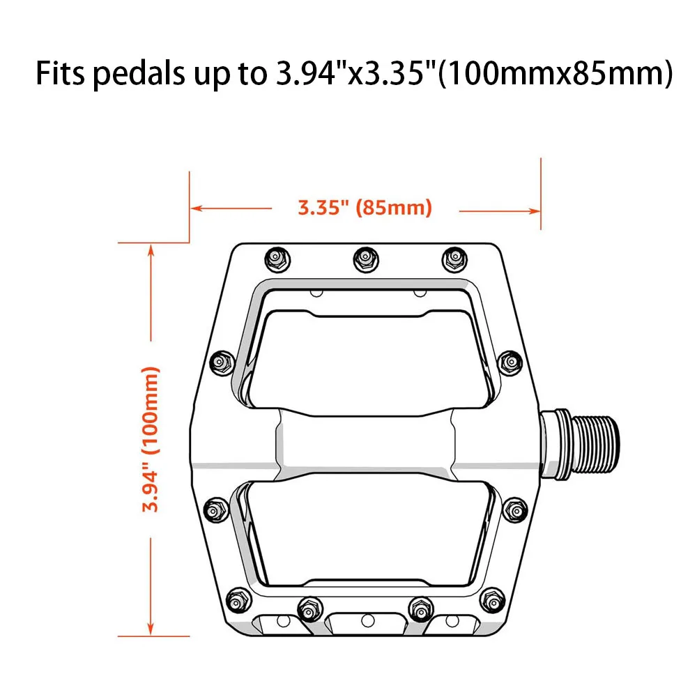 Neoprene Pedal Sleeves Cushion Case for Bike Pedals Transport Protection Against Damages and Scratches