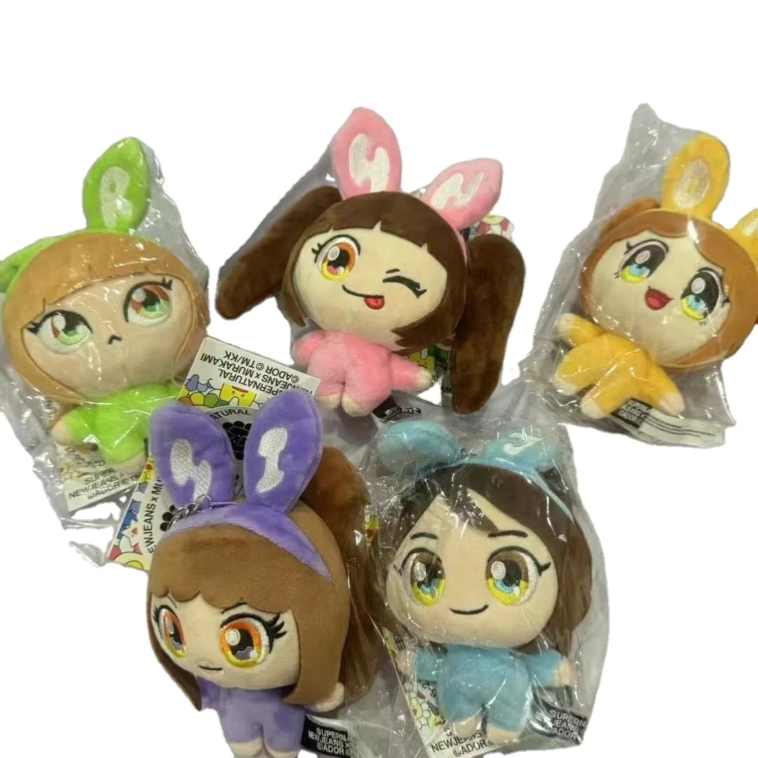 K626 Wholesale Cartoon Doll New Jeans Anime Toy Birthday Gift Kawaii Super Soft Plushies Stuffed Plush Toy Kids Children