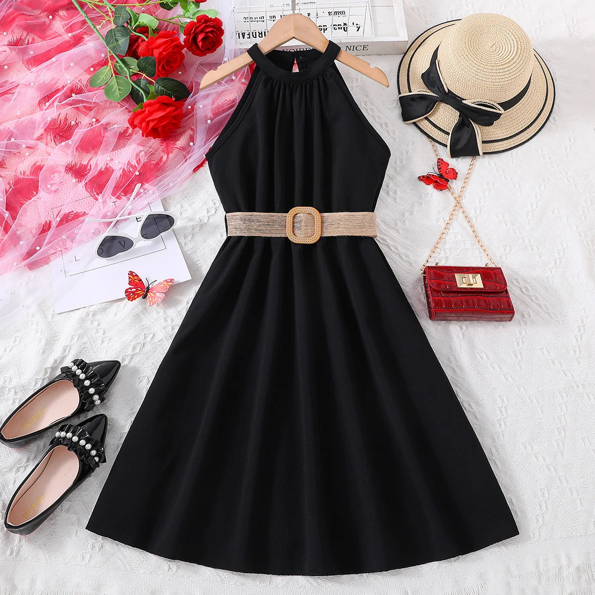 Summer Trendy 6 8 10 12 Years Old Teen Gown Teenage Clothing Kids Party Dresses Wedding Children Dress Fashion Clothes for Girls
