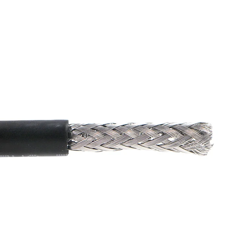 Custom power cables RVVP 6*0.2mm 24 awg pure copper electric wire flexible shielded PVC jacket Multicore Cable