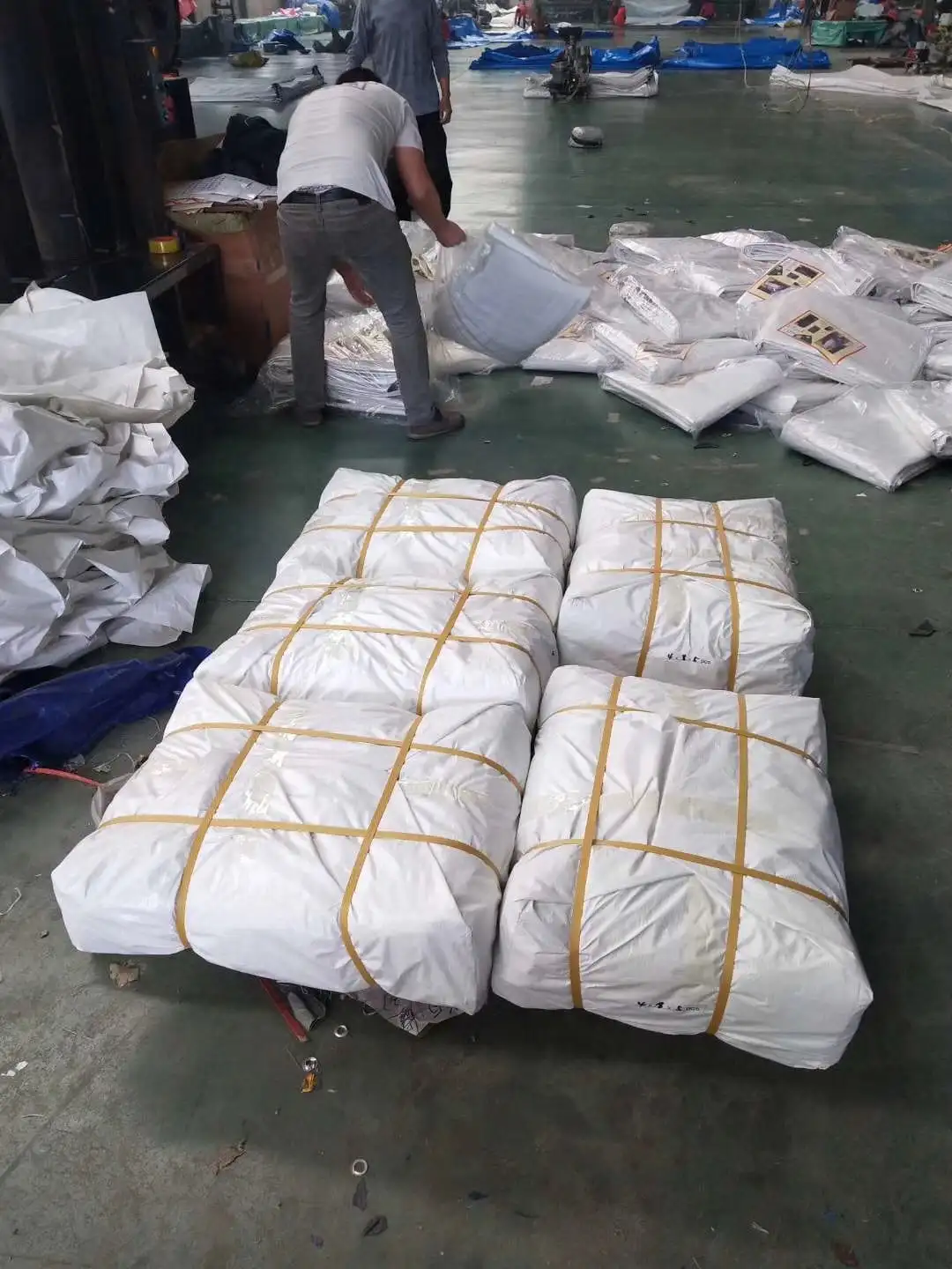 pe white tarpaulin