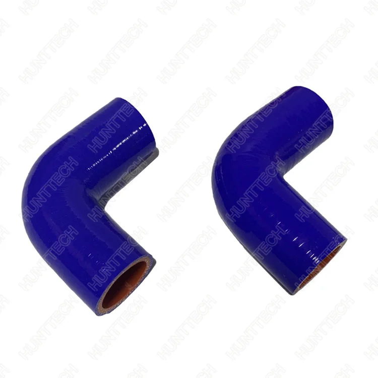 Hot Selling Flexible Truck Elbow Silicone Textile Braided Rubber Silicone Hose For Car