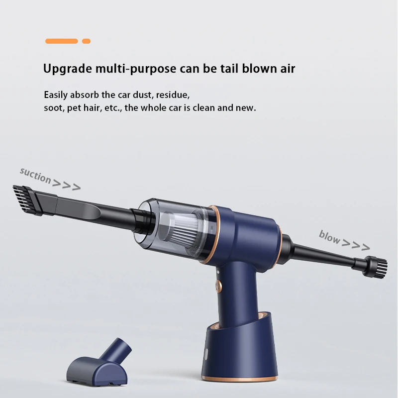 Wireless car Vacuum cleaner Handheld mini household vacuum inflatable large suction portable pet hair suction